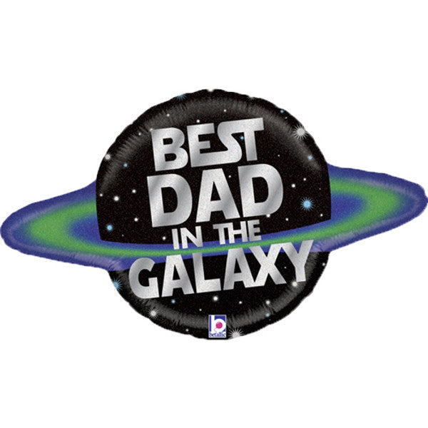 Betallic 31” Galactic Dad Holographic Foil Balloon